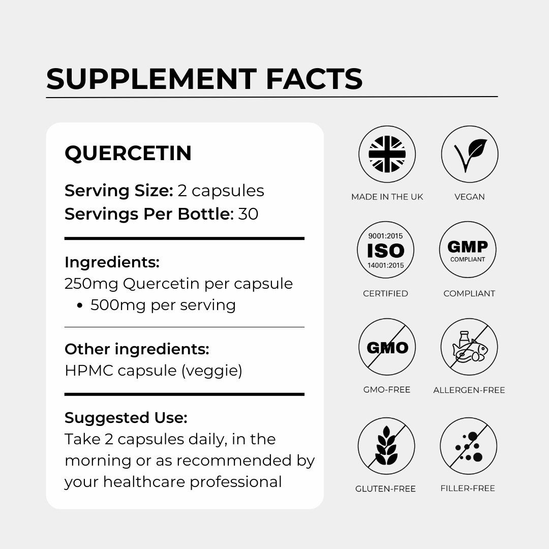 Charava UK - Quercetin 500mg