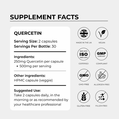 Charava UK - Quercetin 500mg