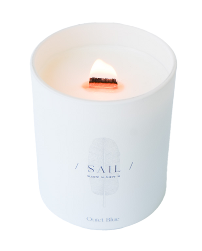 Quiet Blue CORFU 2.0 Lime + Basil Wellbeing Candle