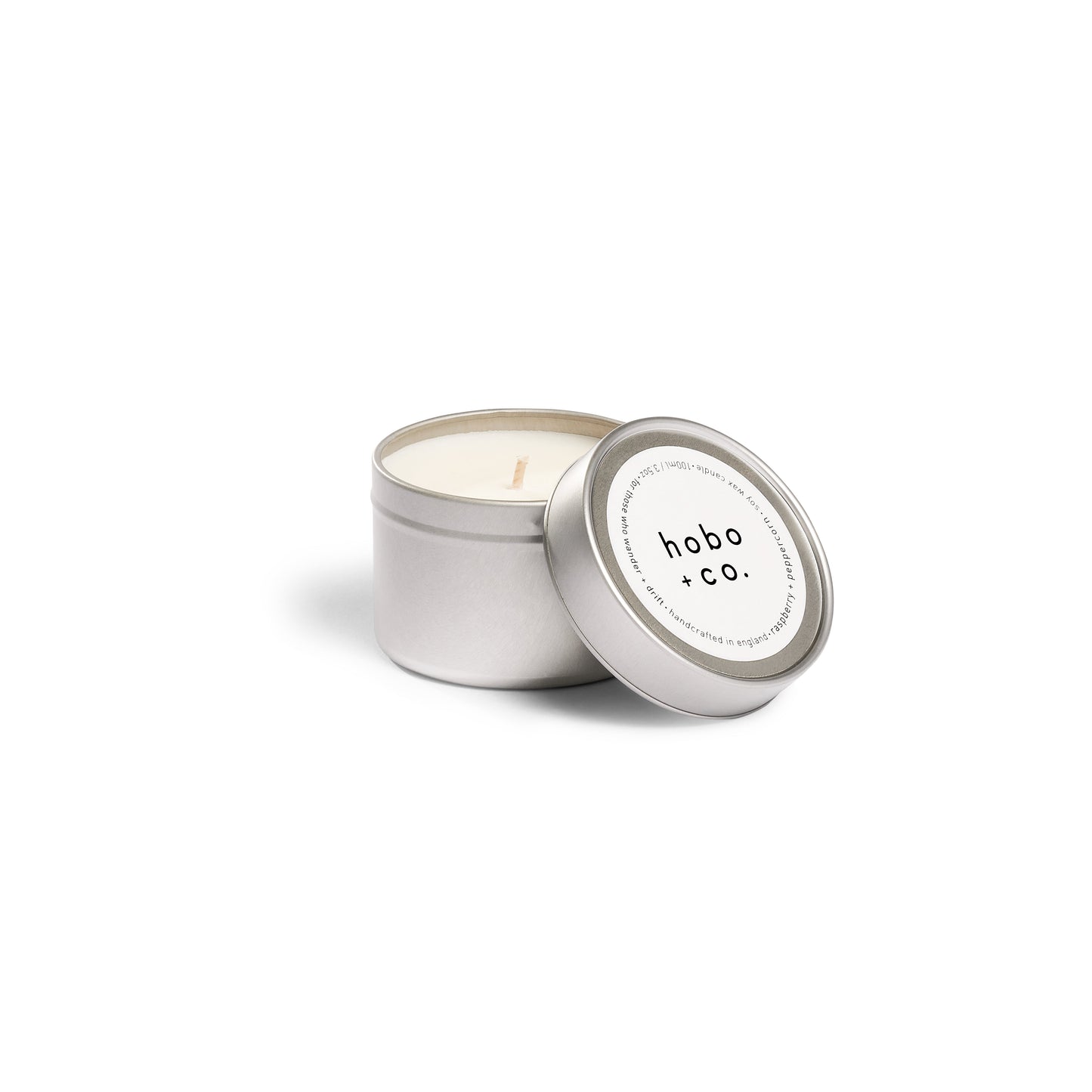 Hobo+Co - Travel Size Raspberry and Peppercorn Candle
