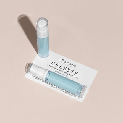 Wild Rising Skincare. - Celeste 1% Hyaluronic Face Cream Mini 10ml
