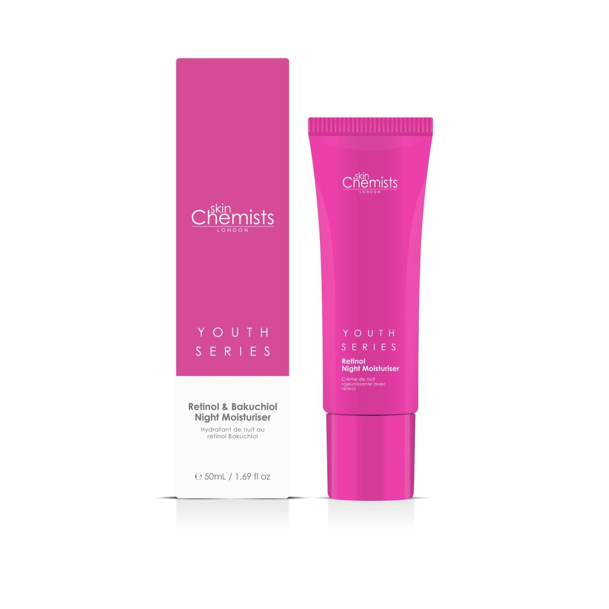 skinChemists Retinol & Bakuchiol Night Moisturiser 50ml