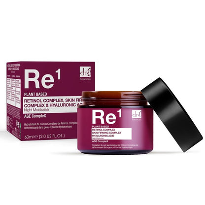 Dr Botanicals - Retinol Complex 1%, Skin Firming Complex 1% & Hyaluronic Acid 1% Night Moisturiser 60ml