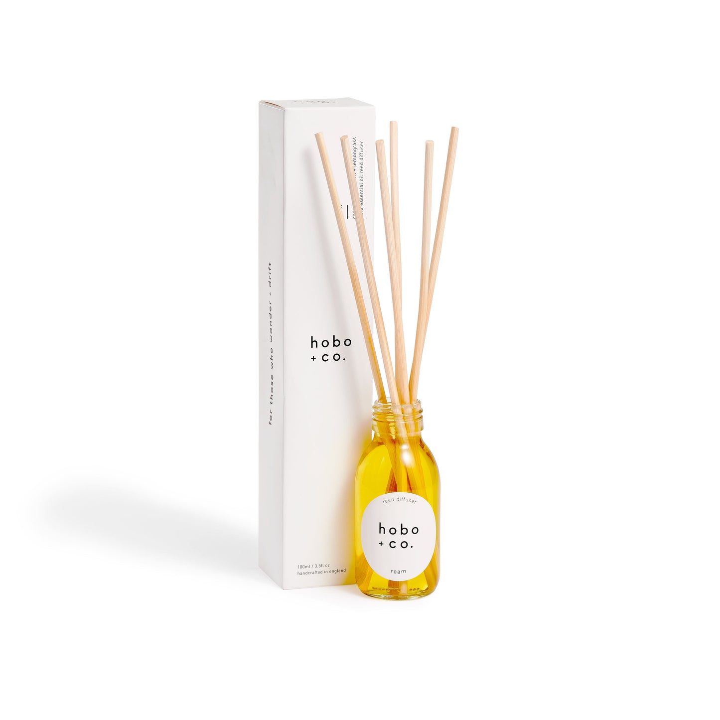 Hobo+Co - Roam Aromatherapy Essential Oil Scented Reed Diffuser