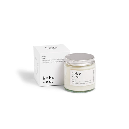 Hobo+Co - Roam Small Aromatherapy Essential Oil Scented Soy Candle