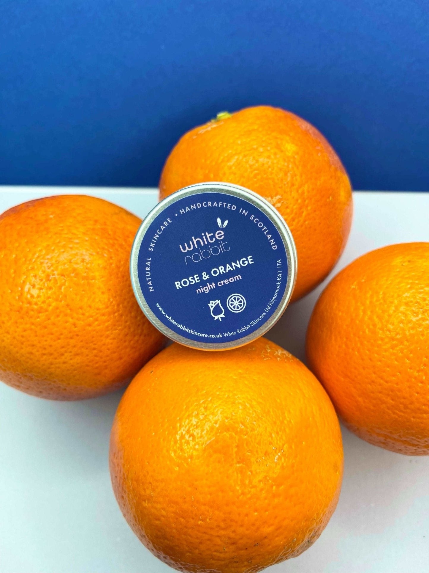 White Rabbit Skincare - Rose & Orange Rejuvenating Night Cream Moisturiser - 30ml