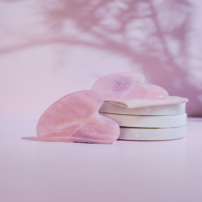 Wild Rising Skincare - Imperfect Rose Quartz Gua Sha