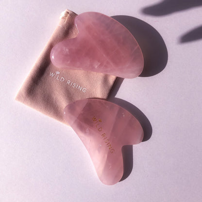 Wild Rising Skincare - Rose Quartz Gua Sha