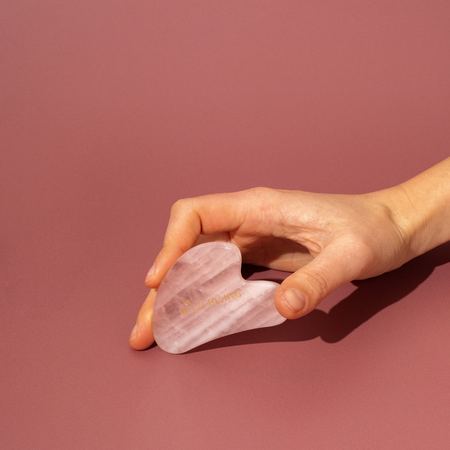 Wild Rising Skincare - Imperfect Rose Quartz Gua Sha
