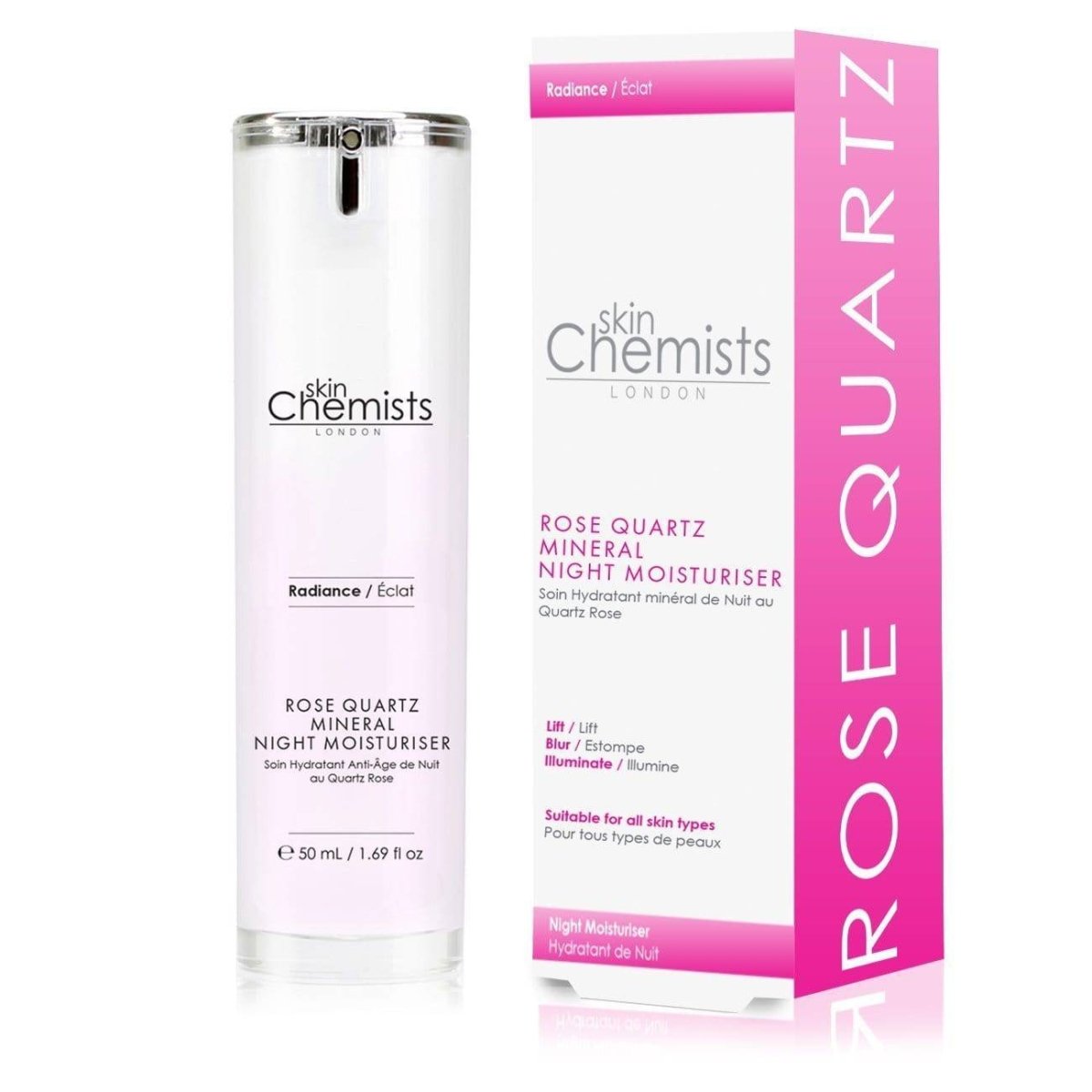 skinChemists Rose Quartz Mineral Night Moisturiser 50ml