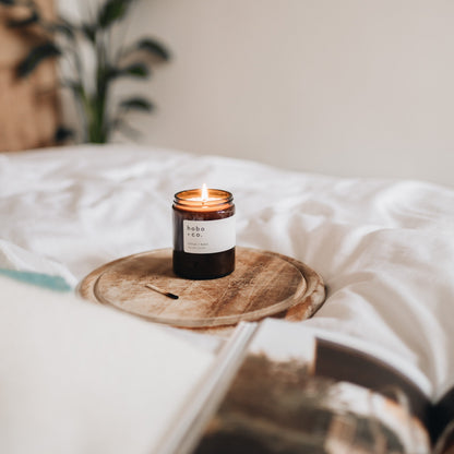 Hobo+Co - Glass Jar Citrus and Basil Candle