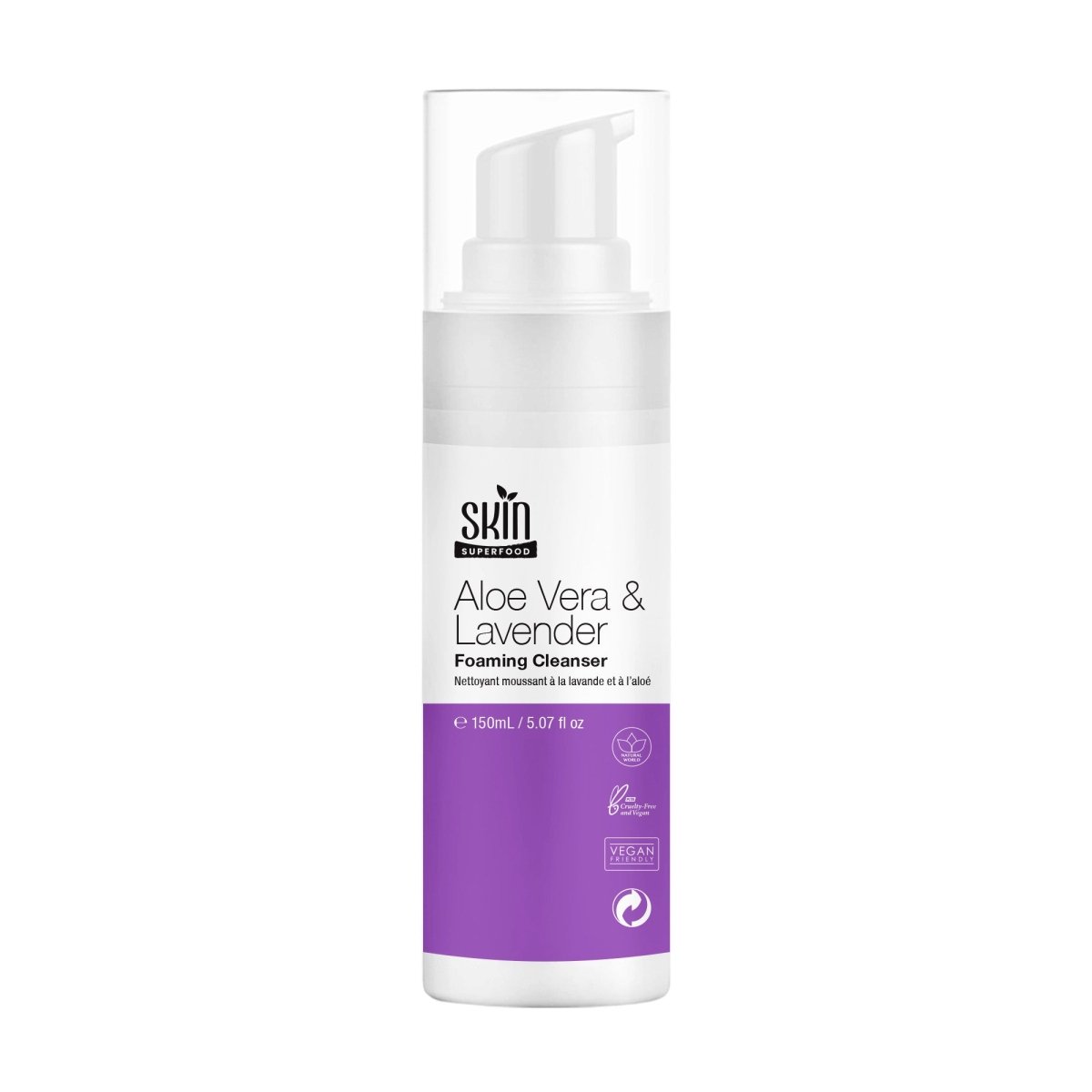 skinChemists SF Aloe Vera & Lavender Foaming Cleanser 150ml