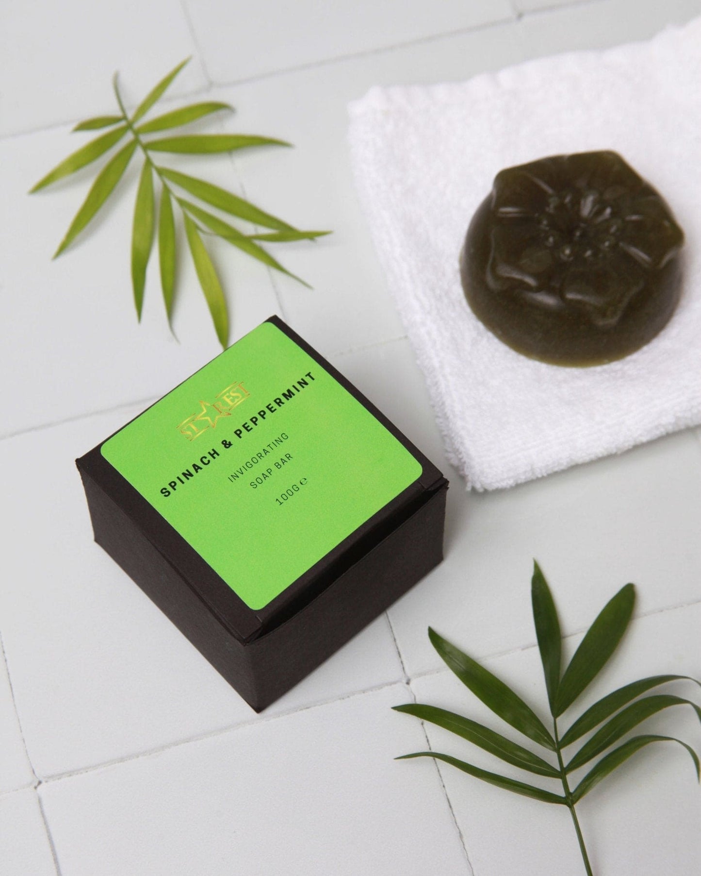 Starest - Spinach, Peppermint and Lemon Soap