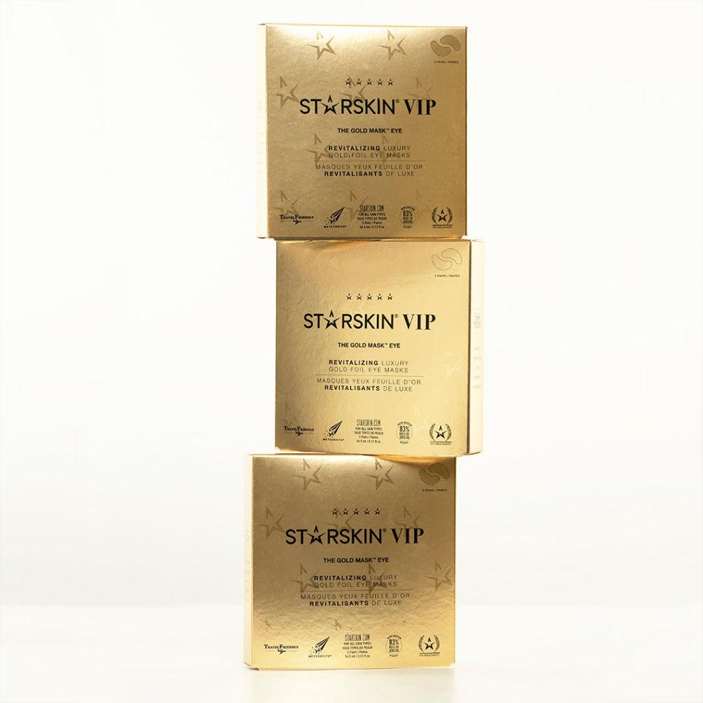 STARSKIN VIP Gold Fußmaske – 4x16g, Mit Sheabutter & Rosenöl, Intensive Feuchtigkeitspflege