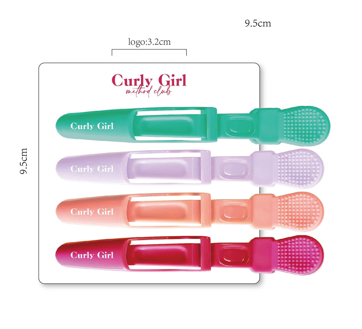 Curly Girl Stay Put Sectioning Clips