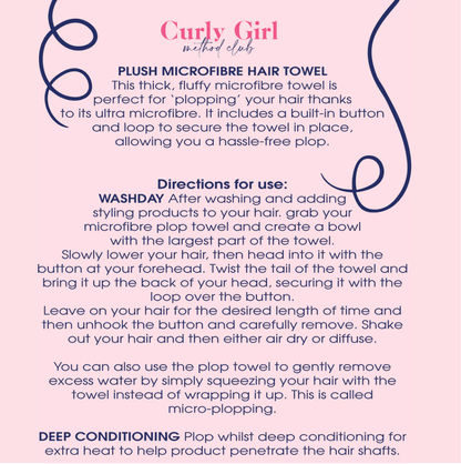 Curly Girl Hair Towel | Wrap | Plop