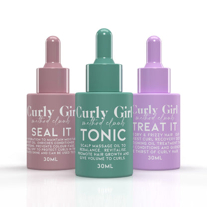 Curly Girl Triple Threat Oil Trio