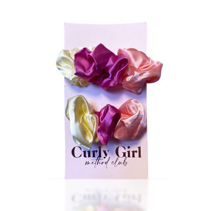 Curly Girl Satin Scrunchies (3 Pack)