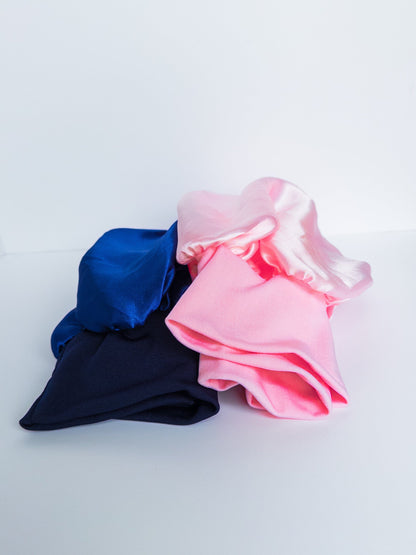 Curly Girl Satin Sleep Cap Wide Secure Head Band