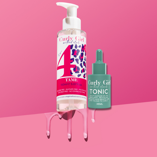 Curly Girl Tonic & Tame Duo | Growth Oil • Frizz Serum