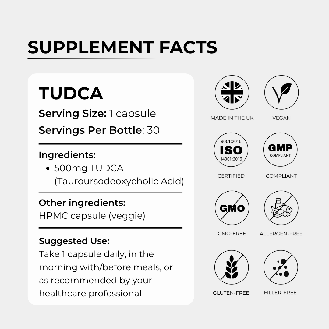 Charava UK - Tudca 500mg