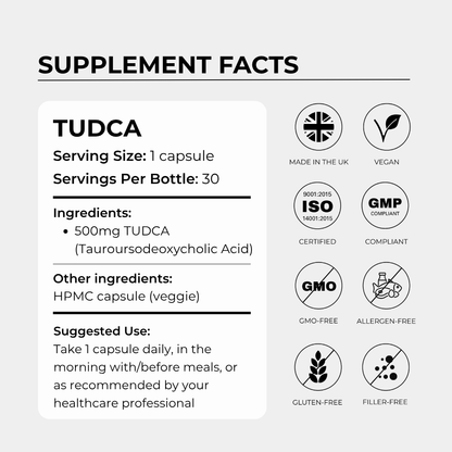 Charava UK - Tudca 500mg