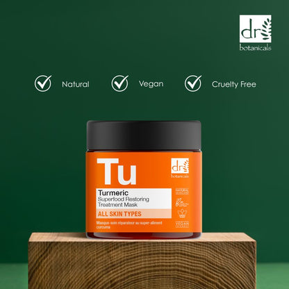 Dr Botanicals - Turmeric Superfood Restoring Treatment Mask 60ml