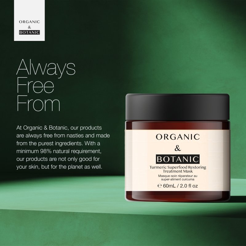 Dr Botanicals - Turmeric Superfood Restoring Treatment Mask 60ml