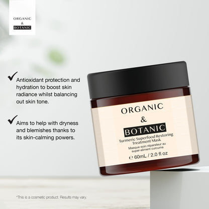 Dr Botanicals - Turmeric Superfood Restoring Treatment Mask 60ml