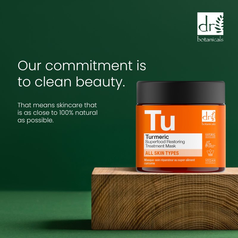 Dr Botanicals - Turmeric Superfood Restoring Treatment Mask 60ml