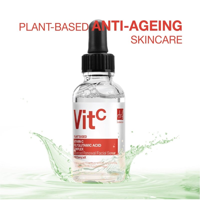 Dr Botanicals - Vitamin C 3% & Polyglutamic Acid Complex 1% & Brightening Facial Serum 30ml
