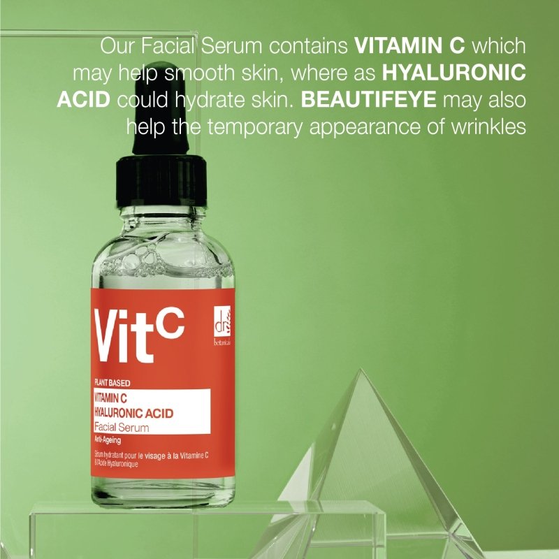 Dr Botanicals - Vitamin C 5% & Hyaluronic Acid 2% Hydrating Facial Serum 30ml