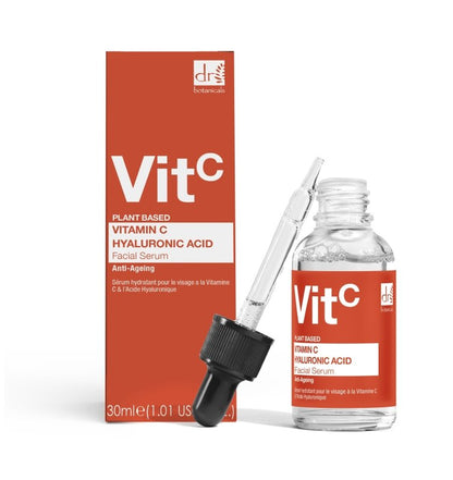 Dr Botanicals - Vitamin C 5% & Hyaluronic Acid 2% Hydrating Facial Serum 30ml