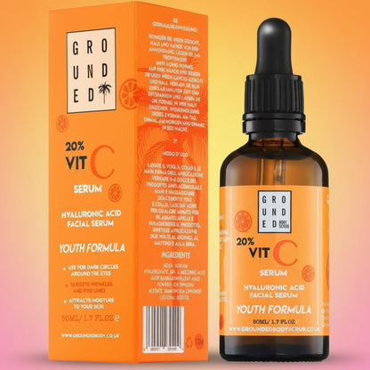 Grounded Body - Vitamin C and Hyaluronic Acid Anti-Ageing Serum