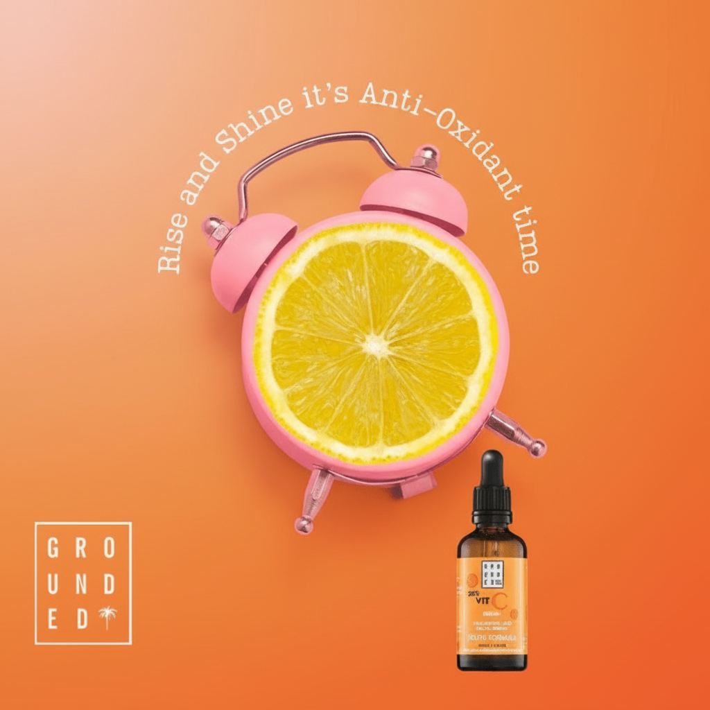 Grounded Body - Vitamin C and Hyaluronic Acid Anti-Ageing Serum