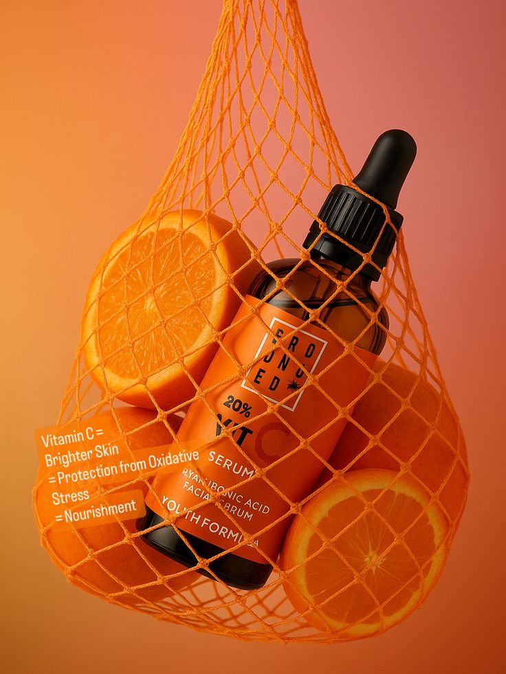 Grounded Body - Vitamin C and Hyaluronic Acid Anti-Ageing Serum