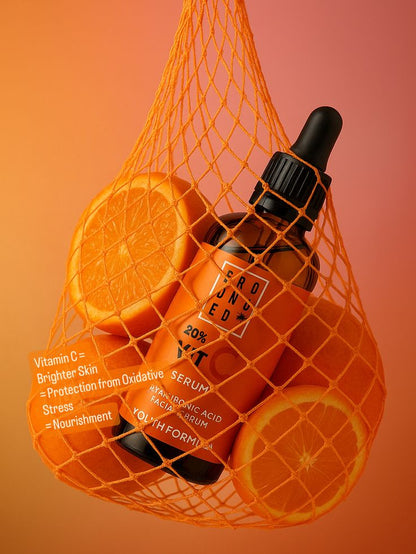 Grounded Body - Vitamin C and Hyaluronic Acid Anti-Ageing Serum