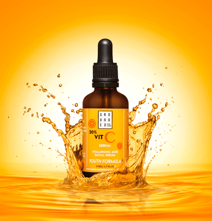 Grounded Body - Vitamin C and Hyaluronic Acid Anti-Ageing Serum