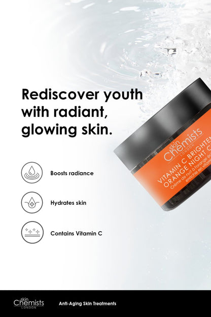 skinChemists Vitamin C Brightening Orange Night Cream 50ml