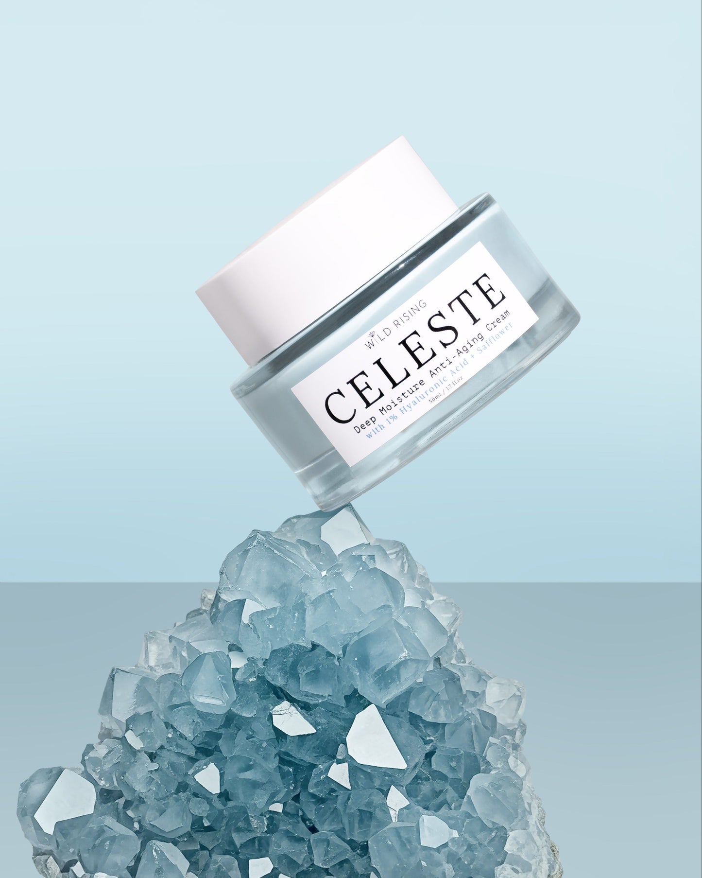 Wild Rising Skincare - Celeste - Deep Moisture 1% Hyaluronic Acid Cream