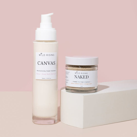 Wild Rising Skincare Double Cleanse Duo Set