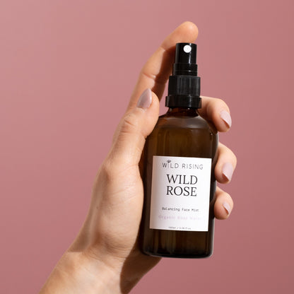Wild Rising Skincare - Wild Rose - Organic Rose Water Facial Toner