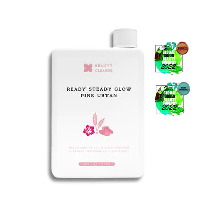 Beauty Cleanse Skincare - Pink Ubtan | Vegan Powder Cleanser & Face Mask