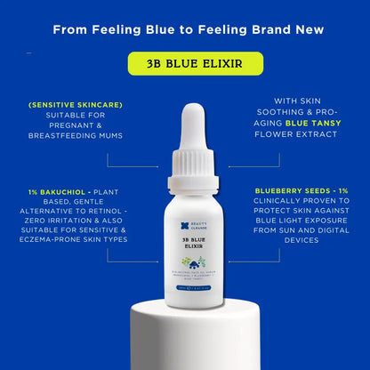 Beauty Cleanse Skincare - 3B Blue Elixir Bio-Retinol Face Serum
