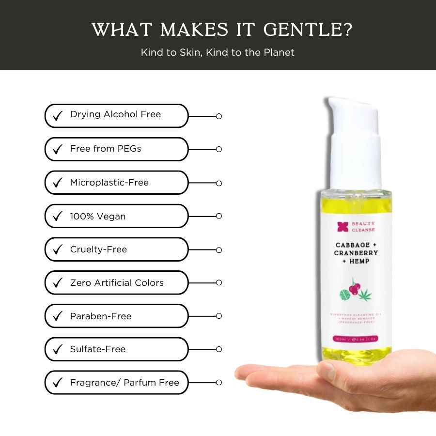 Beauty Cleanse Skincare - Superfood Cleansing Oil & Makeup Remover