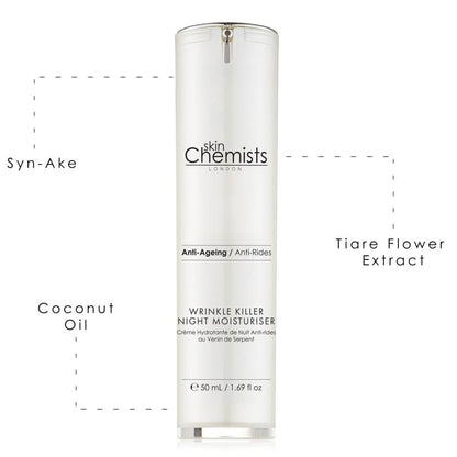 skinChemists Wrinkle Killer Night Moisturiser 50ml