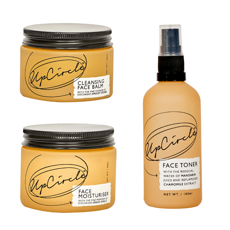 Upcycled Skincare Cleanse Tone & Moisturise