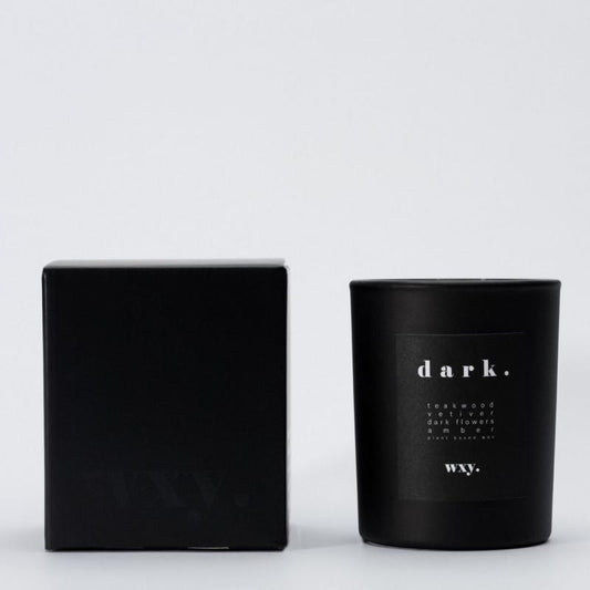 Wxy Dark. Teakwood & Vetiver Candle 7oz - But at Counter Culture Store
